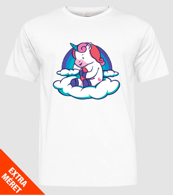 Unicorn Baby model alb pe tricou