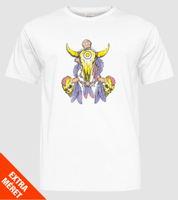 Hunter Talisman model alb pe tricou