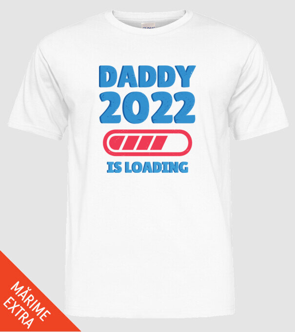 Tată 2022 ss model alb pe tricou