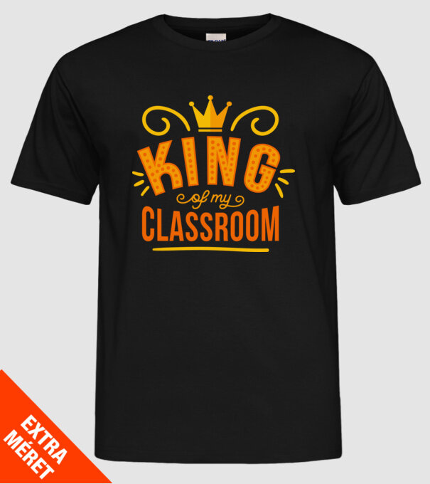Regele clasei model negru pe tricou