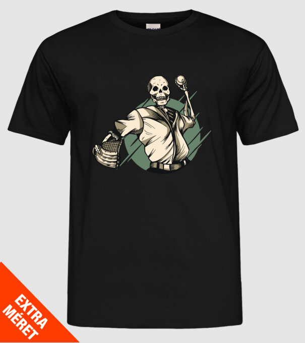 Schelet Baseball model negru pe tricou