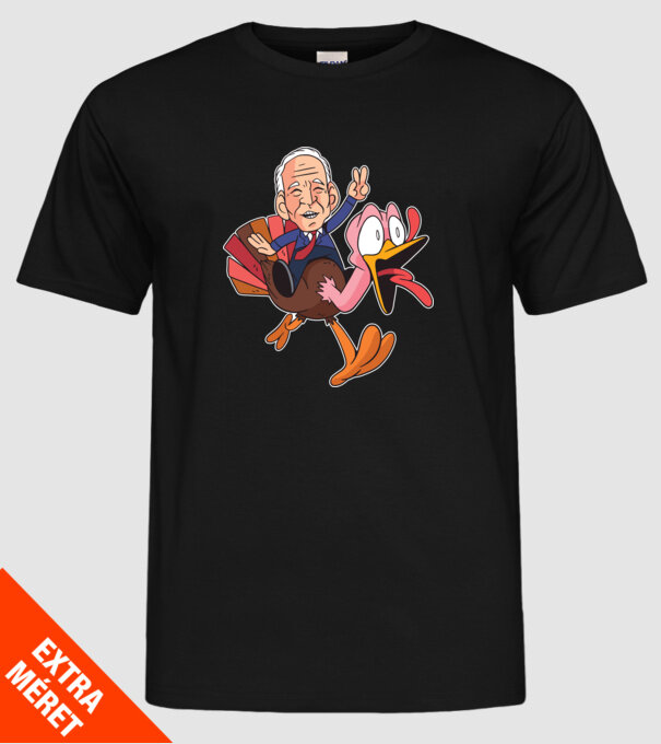 Biden Thanksgiving model negru pe tricou