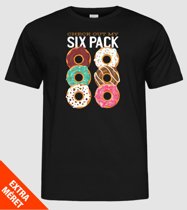 Check out my Six Pack model negru pe tricou