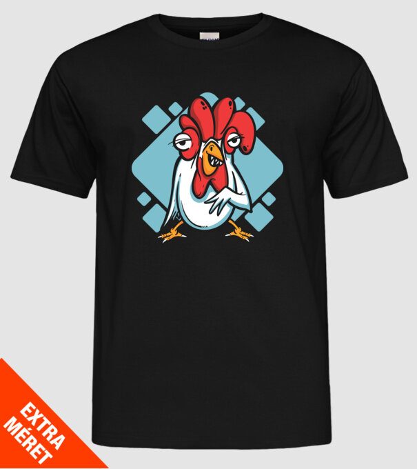Pui model negru pe tricou