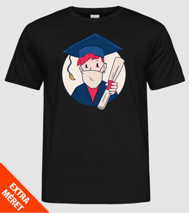 model negru pe tricou