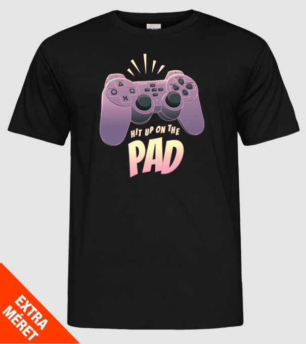 Gamer Controler model negru pe tricou