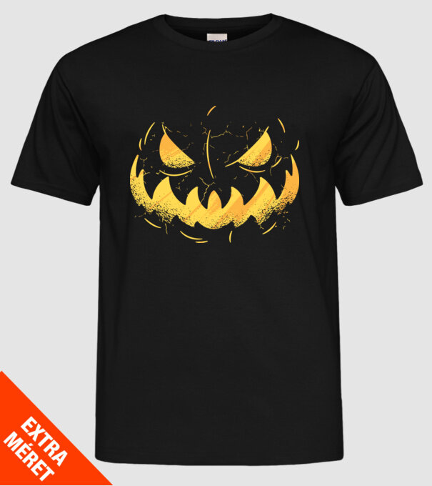 dovleac înfricoșător Halloween model negru pe tricou