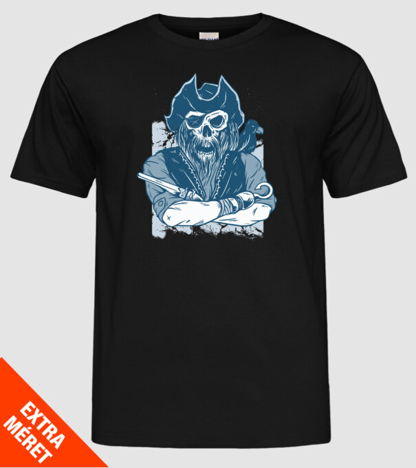 Pirat model negru pe tricou