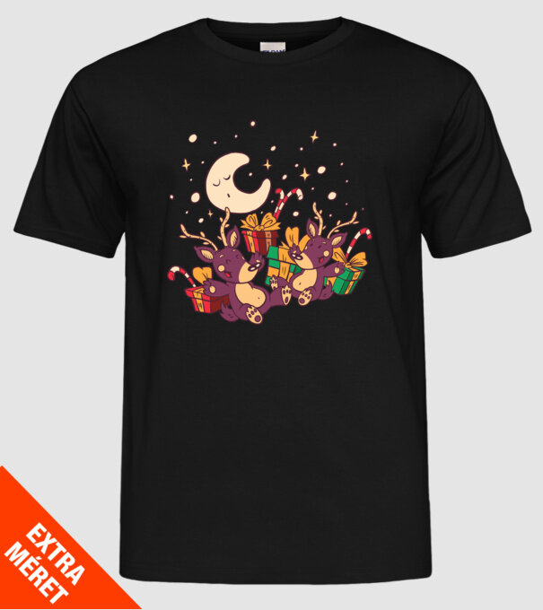 Cadouri de Crăciun model negru pe tricou
