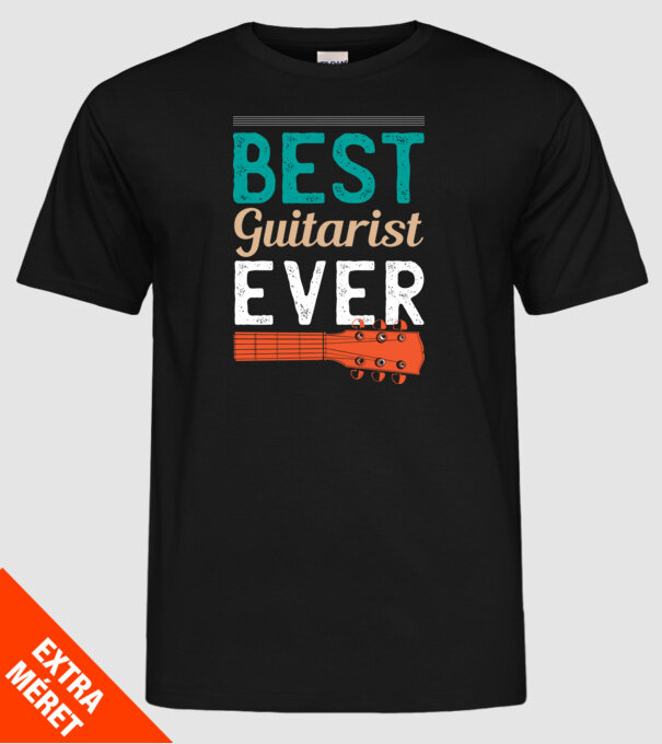 Cel mai bun chitarist model negru pe tricou