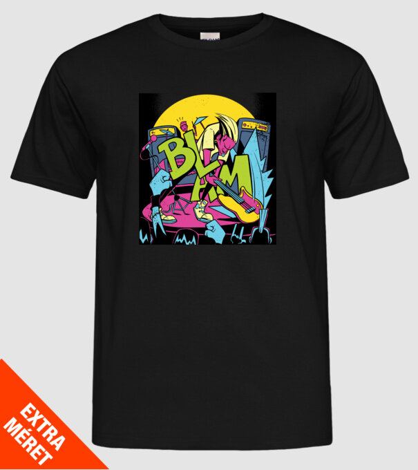 Star rock model negru pe tricou