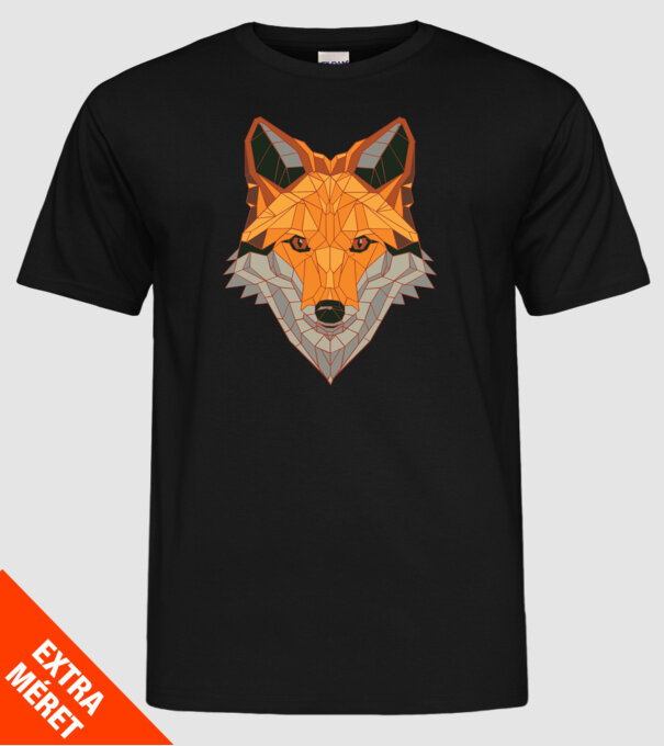 Cap de Vulpe model negru pe tricou