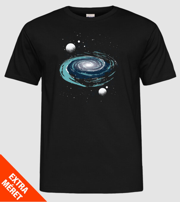 Spațiu model negru pe tricou