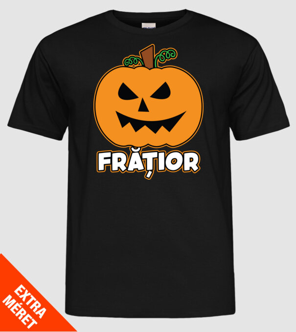 frățior model negru pe tricou
