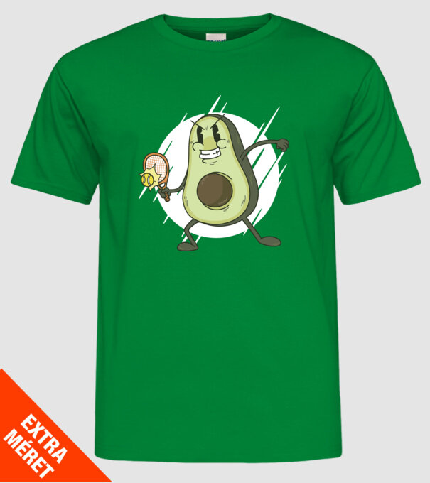 Tenis Avocado model verde pe tricou
