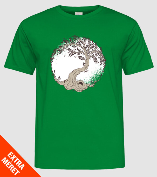 Copacul vieții model verde pe tricou