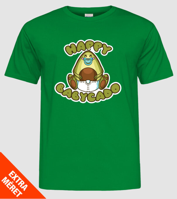 Avocado bebe model verde pe tricou