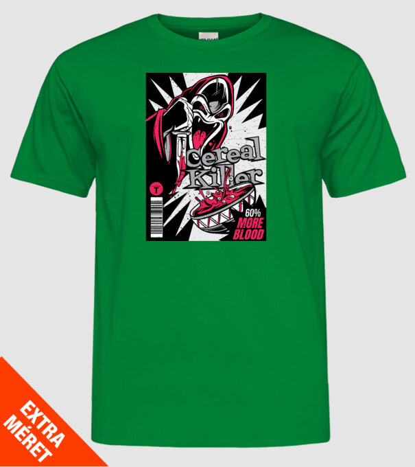 Cereal Killer model verde pe tricou