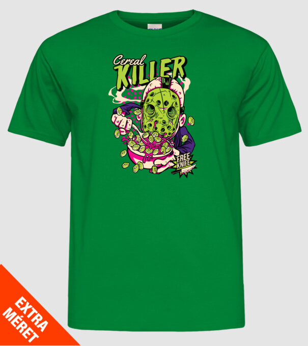 Cereal Killer model verde pe tricou