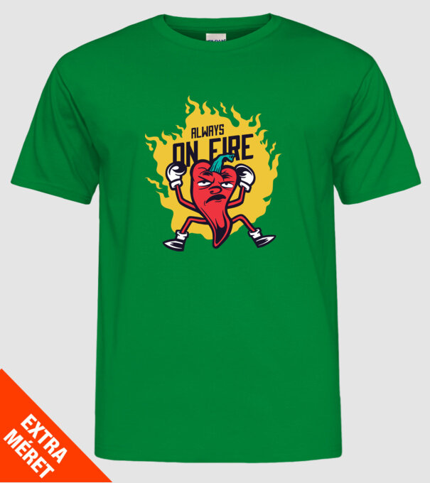 Ardei Chili model verde pe tricou