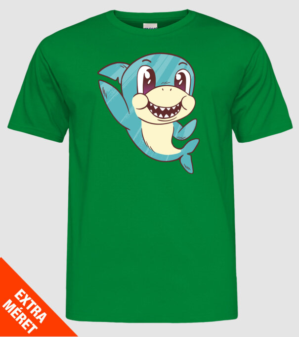 Rechin bebe drăguț model verde pe tricou