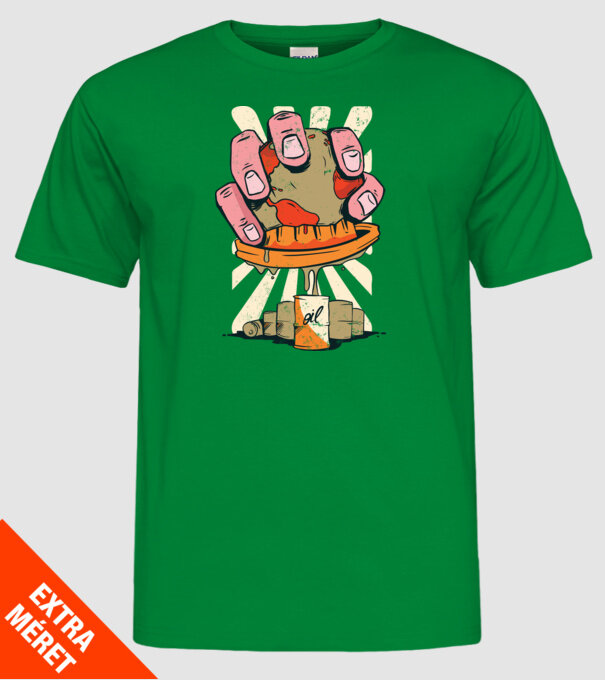 Epuizarea Pământului model verde pe tricou