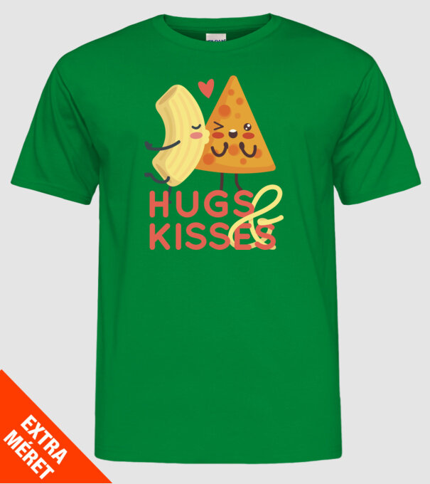 'Hawaii pizza dragoste tricou drăguț Valentine''s Day' model verde pe tricou