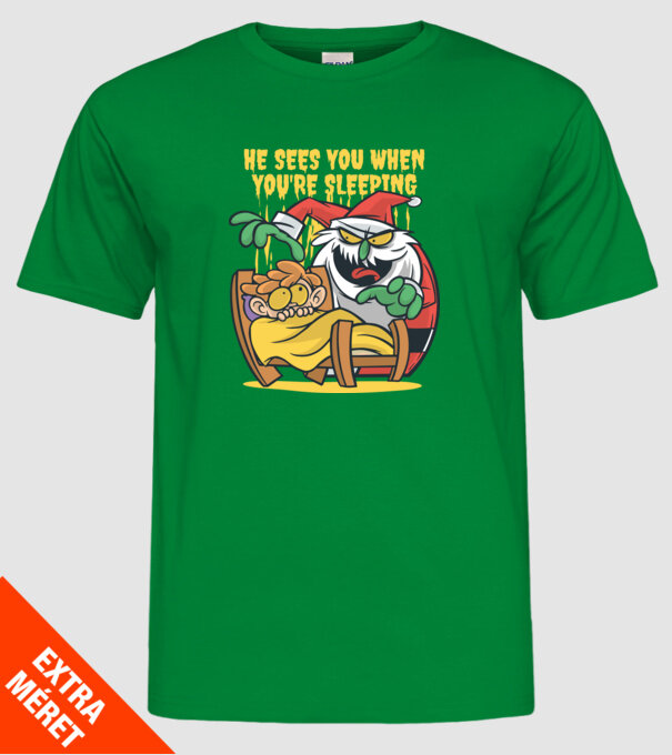 Elf de Crăciun model verde pe tricou