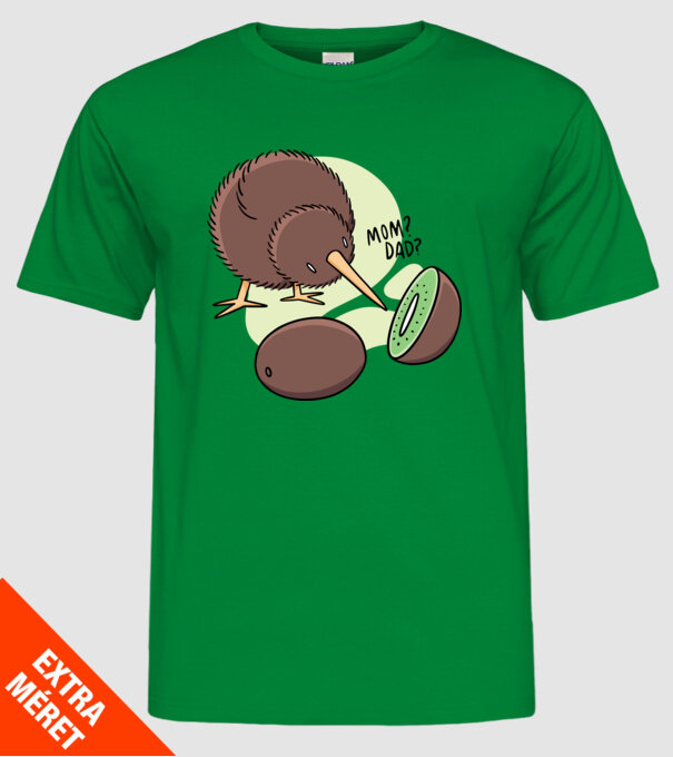 Familie Kiwi model verde pe tricou