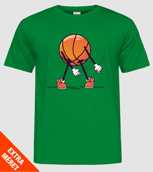 Baschet DAB model verde pe tricou