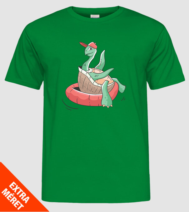 Broască țestoasă cool model verde pe tricou