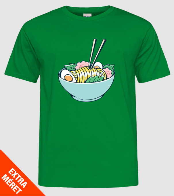 Paste Ramen model verde pe tricou