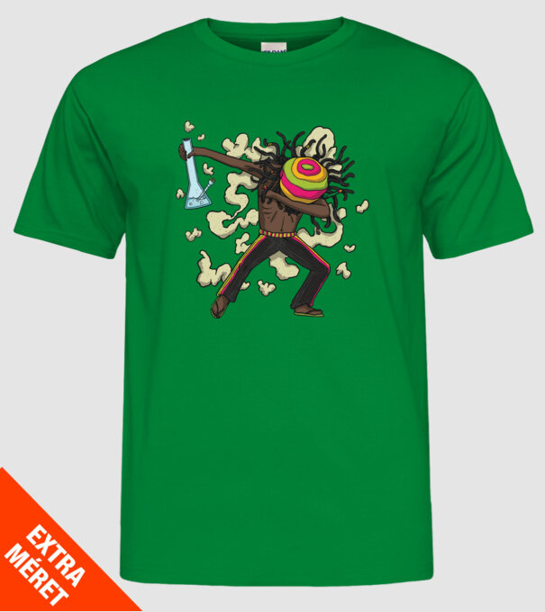 Dreadlock DAB model verde pe tricou