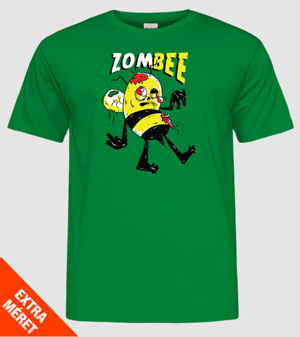 Zombee Albină Zombie model verde pe tricou