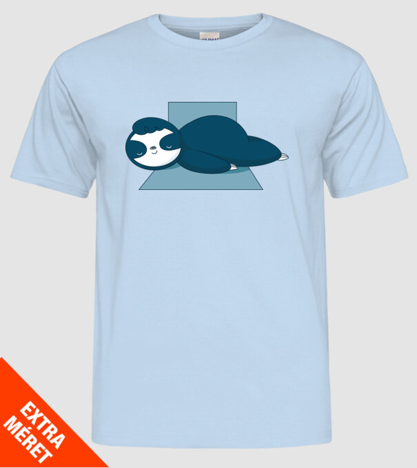 Leneș dormind model albastru deschis pe tricou