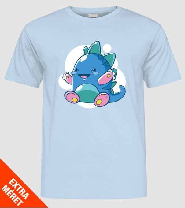 Bebe dragon model albastru deschis pe tricou