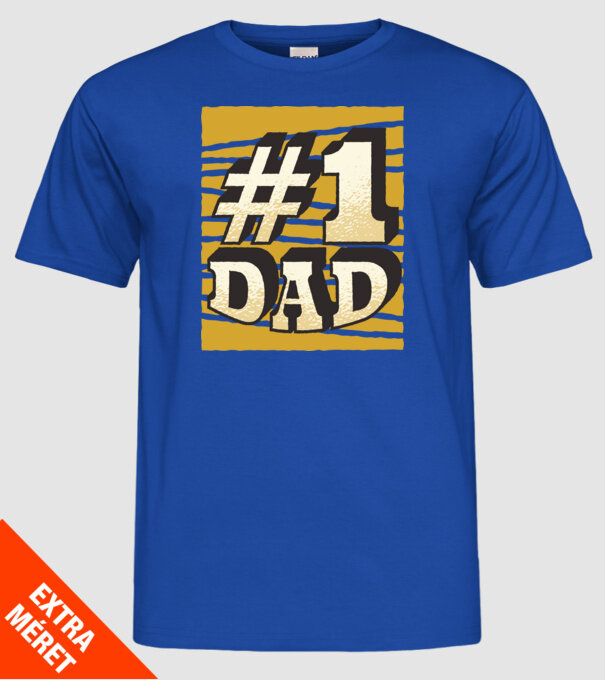 Tata 01 model albastru regal pe tricou