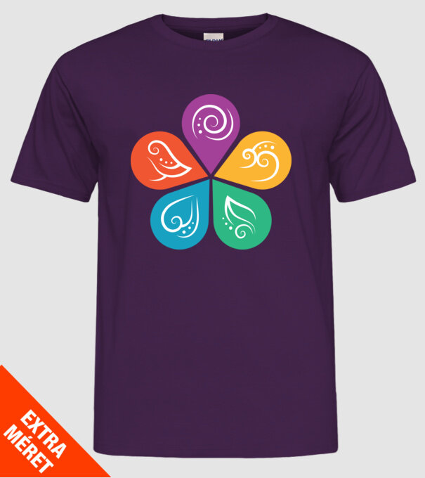 Ayurveda model mov pe tricou