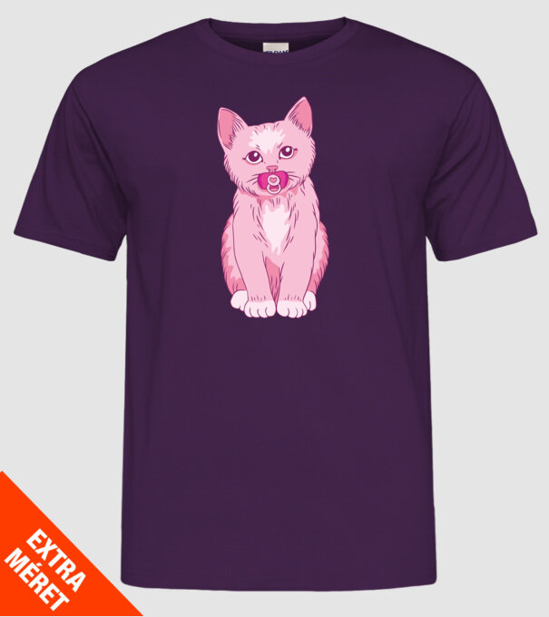 Pisică Baby model mov pe tricou