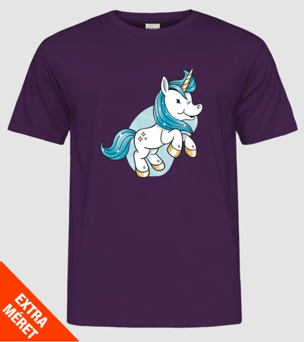 Unicorn drăguț model mov pe tricou