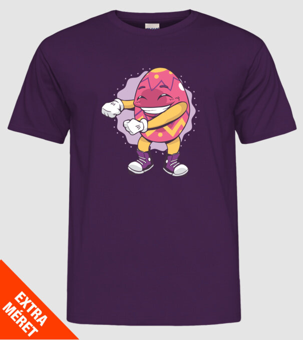 Ouă de Paște DAB model mov pe tricou