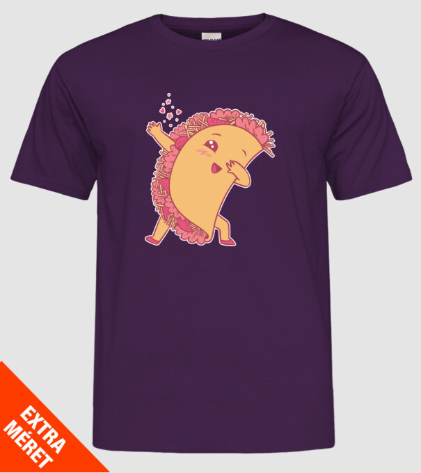 Kawaii Taco DAB model mov pe tricou
