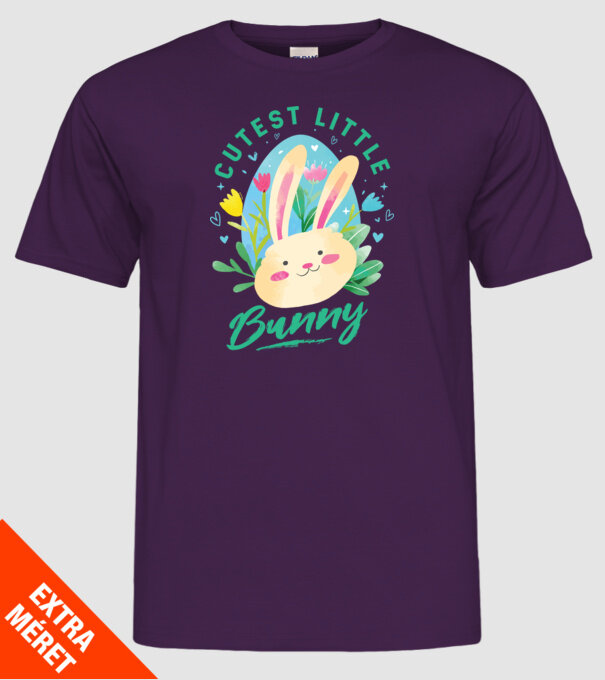 Cel mai dulce iepuraș model mov pe tricou