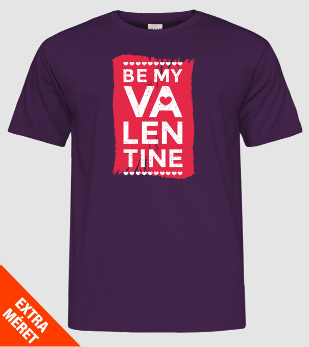 'Fii dragostea mea Tricou drăguț pentru Valentine''s Day' model mov pe tricou