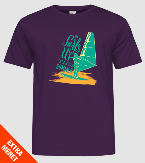 Surfs up this summer model mov pe tricou