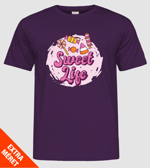 Sweet Life - Viață dulce model mov pe tricou