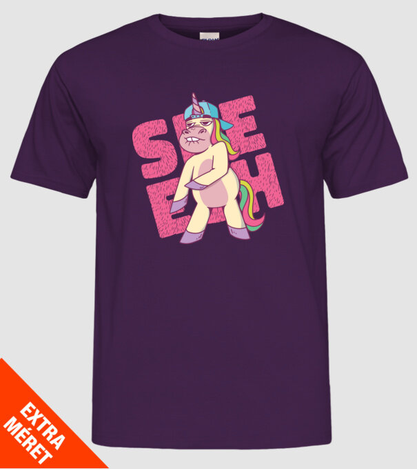 Unicorn Shesh model mov pe tricou