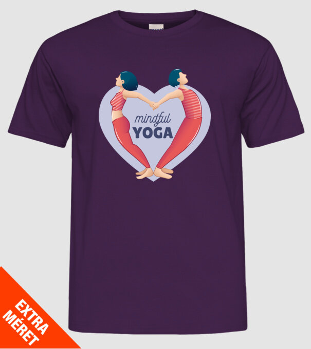 Dragoste Yoga - tricou Yoga model mov pe tricou
