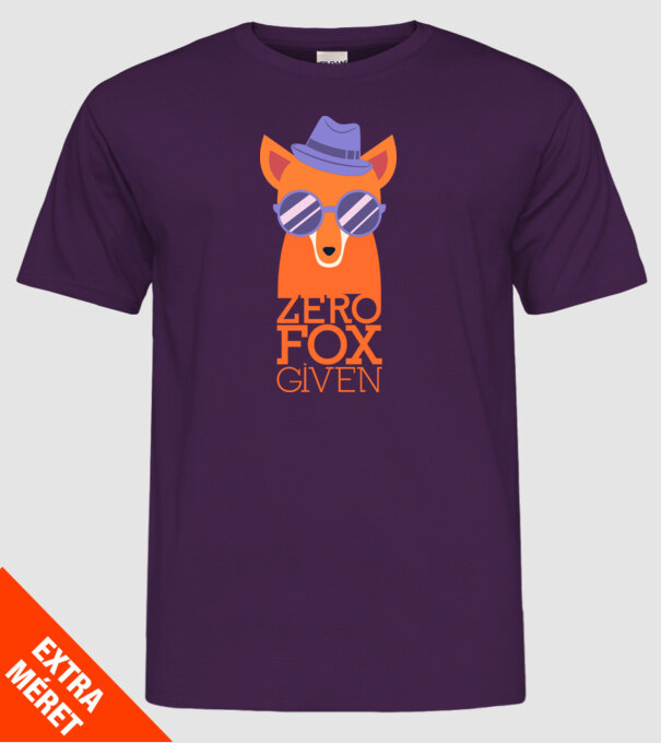 Zero Fox Given model mov pe tricou