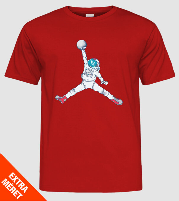 Air Astronaut tricou astronaut model roșu pe tricou
